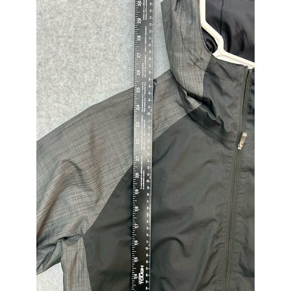 Columbia Omnitech Hooded Jacket Black Gray Women's Large - Picture 8 of 15